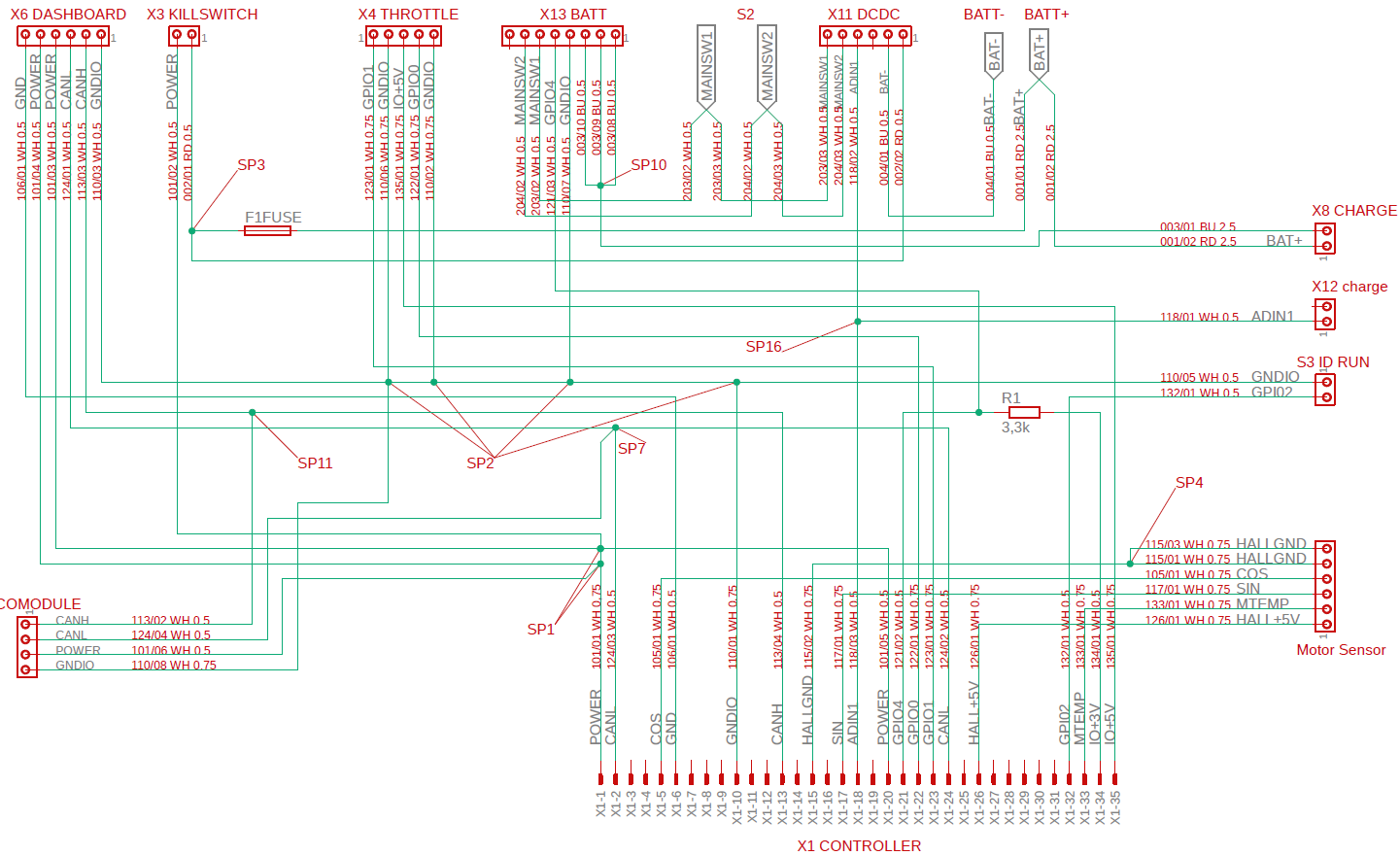 Kalk off-road wiring schematic (main)